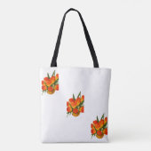 Frühlingsharmonie – Orange und gelbe Tulpen Tasche (Rückseite)