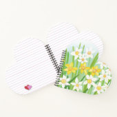 Frühlingshärten Herz geformt Notizblock (Innenseite)