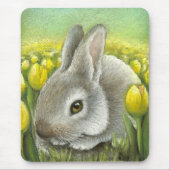 Frühlingshäschen Mousepad (Vorne)