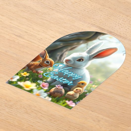 Frühlingshase Acryleinladungen (Ablage )