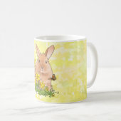 Frühlingshase Kaffeetasse (VorderseiteRechts)