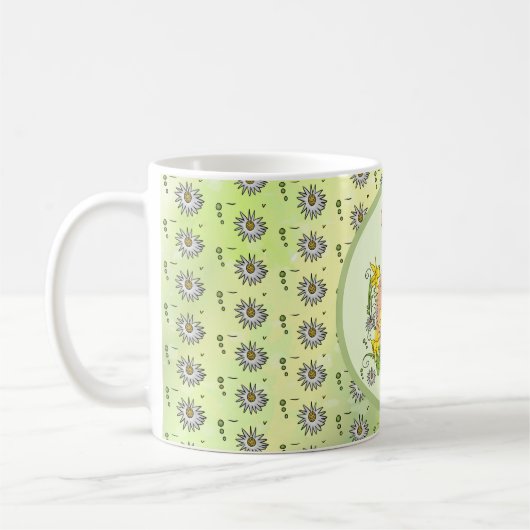 Frühlingshase Kaffeetasse (Links)