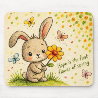 Frühlingshase-Mauspad Mousepad