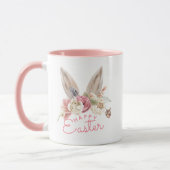 Frühlingshase Ohren | Frohe Ostern  Tasse (Links)