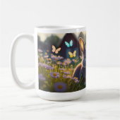Frühlingshasen #1 Keramikbecher Kaffeetasse (Links)
