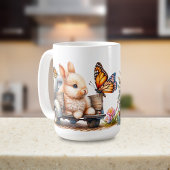 Frühlingshasen #4 Keramikbecher Kaffeetasse