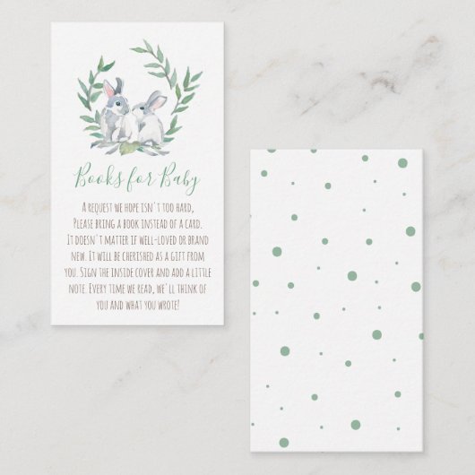 Frühlingshasen-Buch für die Einladung von Kindern (Vorne/Hinten)