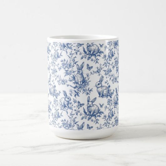 Frühlingshasen Chinoiserie Muster Kaffeetasse (Mittel)
