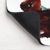 Frühlingshasen Daffodie Art Mousepad (Ecke)