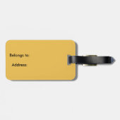 Frühlingshasen Gepäckanhänger (Rückseite horizontal)