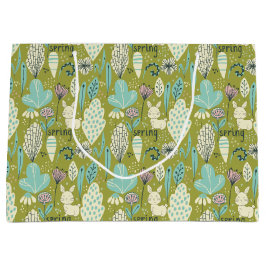 Frühlingshasen-Natur Große Geschenktüte