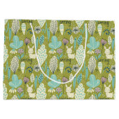 Frühlingshasen-Natur Große Geschenktüte (Rückseite)