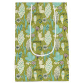 Frühlingshasen-Natur Mittlere Geschenktüte (Rückseite)