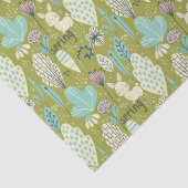 Frühlingshasen-Natur Seidenpapier (Detail)