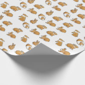 Frühlingshasen Osterbrot Geschenkpapier (Ecke)