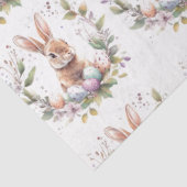 Frühlingshasen Ostereier Kranz Seidenpapier (Ausschnitt)