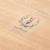 Frühlingshasen Osterfeiertag Acryleinladungen (Ablage )