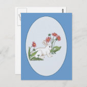 Frühlingshasen Postkarte (Vorne/Hinten)