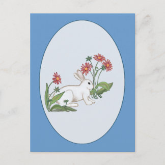 Frühlingshasen Postkarte