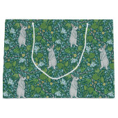 Frühlingshasen Pussy Willows Flora Große Geschenkt Geschenktüte (Vorderseite)
