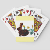 Frühlingshasen Spielkarten (Rückseite)