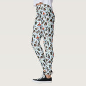 Frühlingshasen Wald Floral Leggings (Links)