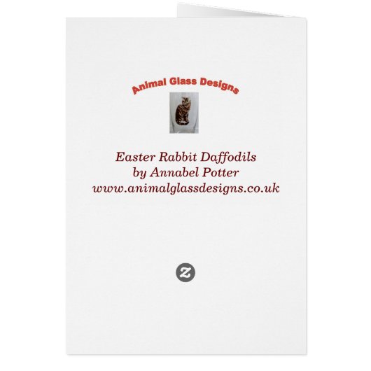 Frühlingshasen zu Ostern (Hinten)