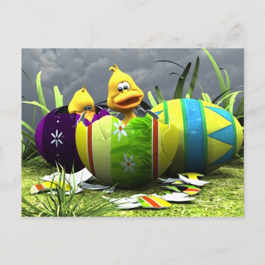 Frühlingshatching Postkarte (Vorderseite)