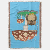 Frühlingshaube Decke (Vorderseite Vertikal)