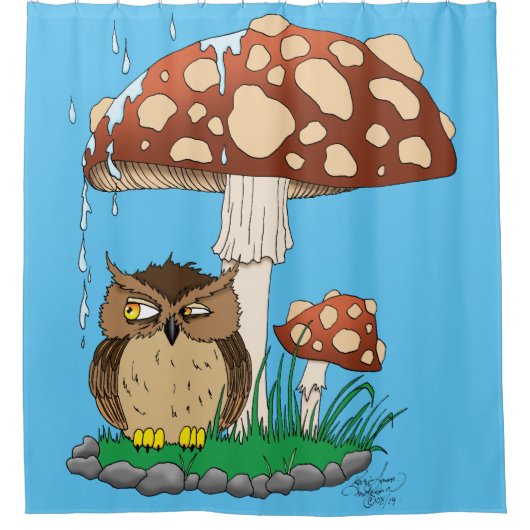 Frühlingshaube Duschvorhang (Vorderseite)