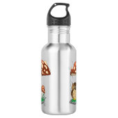 Frühlingshaube Edelstahlflasche (Vorderseite)