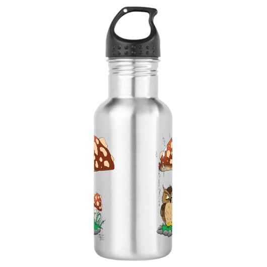 Frühlingshaube Edelstahlflasche (Vorderseite)