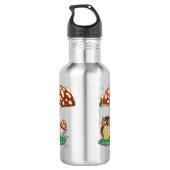 Frühlingshaube Edelstahlflasche (Rückseite)