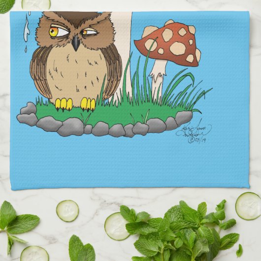 Frühlingshaube Geschirrtuch (Gefaltet)