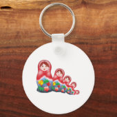 Frühlingshäufigkeit Schlüsselanhänger (Vorderseite)