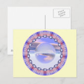 Frühlingshäuschen Postkarte (Vorne/Hinten)