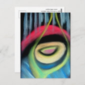 Frühlingshäuschen Postkarte (Vorne/Hinten)