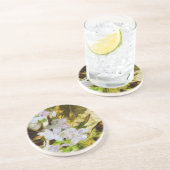 Frühlingshauty eine Wildblume Abstrakt Impressioni Untersetzer (Seite)