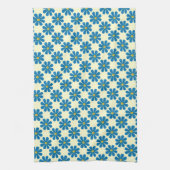 Frühlingshellblaue Blumen für die Küche Handtuch (Vertikal)