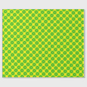 Frühlingshellgrüne Blume für jede Anlässe Geschenkpapier (Flach)