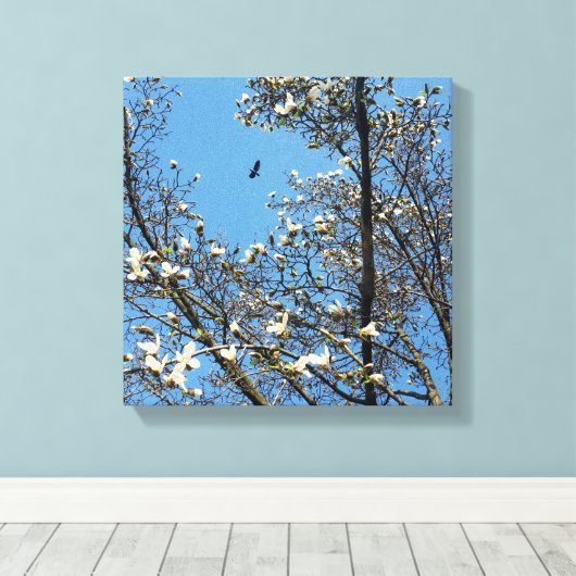 Frühlingshimmel Leinwanddruck (Insitu (Holzboden))