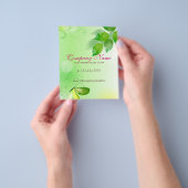 Frühlingshintergrund mit Schmetterling Flyer (Gruppe)