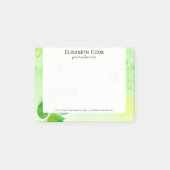 Frühlingshintergrund mit Schmetterling Post-it Klebezettel (Vorderseite)