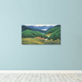 Frühlingshirge Leinwanddruck (Insitu (Holzboden))