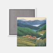 Frühlingshirge Magnet (Vorderseite/Rückseite)