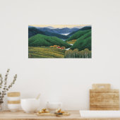 Frühlingshirge Poster (Küche)