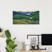 Frühlingshirge Poster (Heimbüro)