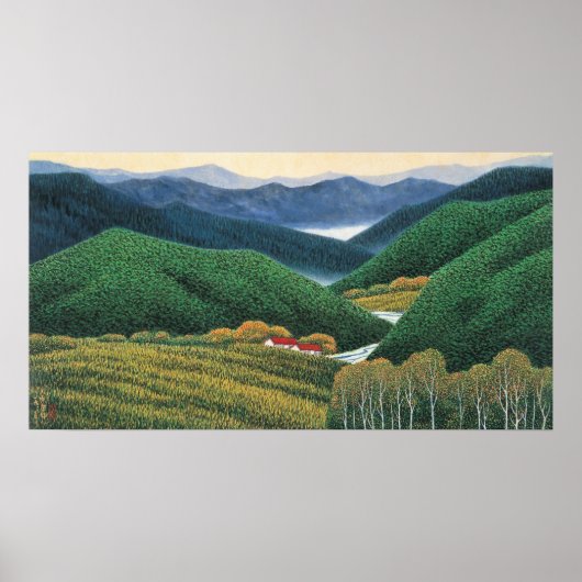 Frühlingshirge Poster (Vorne)