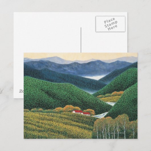 Frühlingshirge Postkarte (Vorne/Hinten)