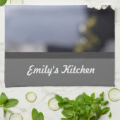 Frühlingshirschblumenzweig Geschirrtuch (Gefaltet)